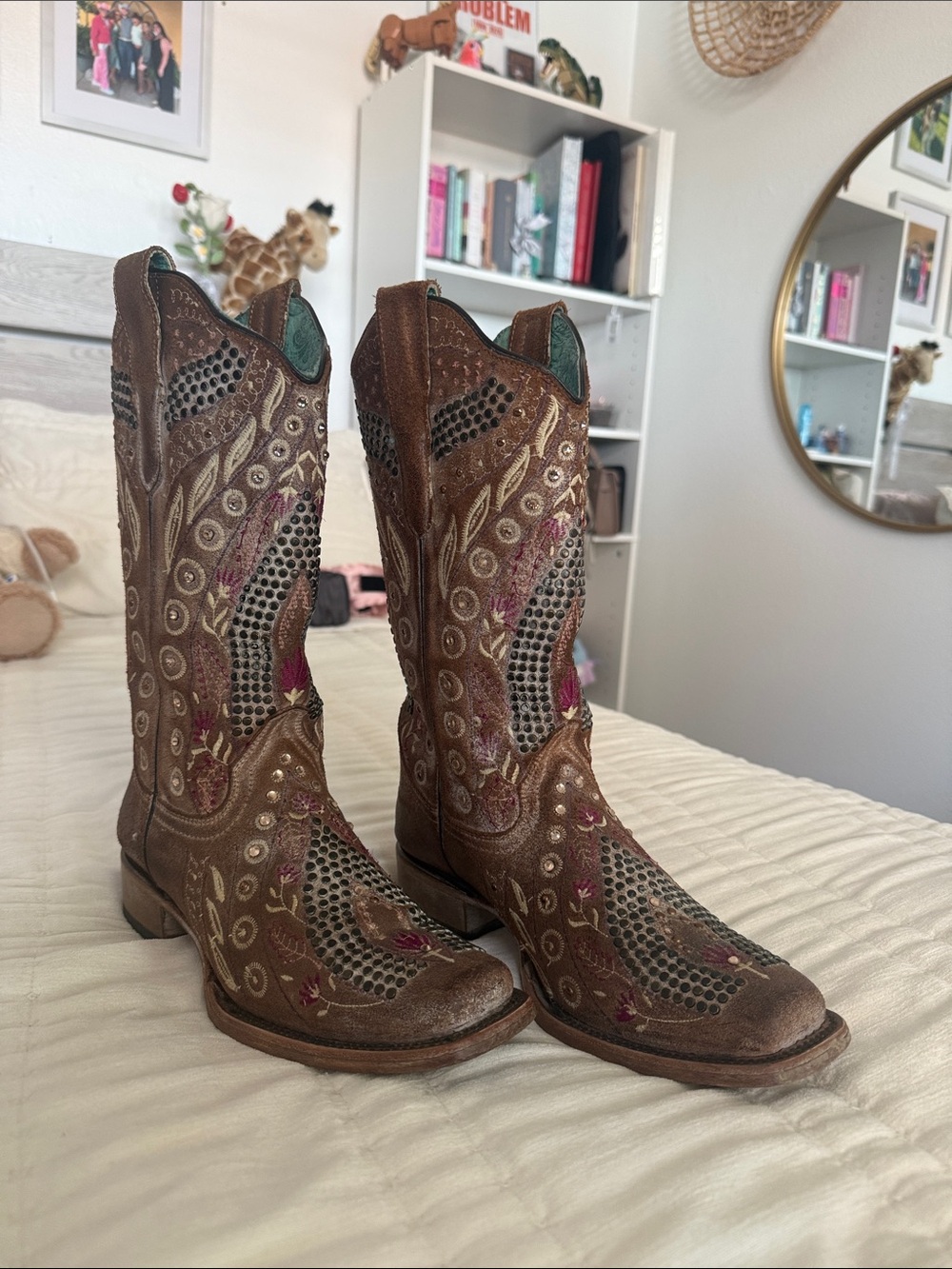 Corral studded boots